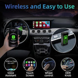 Lyssiefeel Wireless Carplay Adapter for iPhone,2024 Upgrade USB CarPlay Wireless Stick,Easy Plug &amp; Play,Compatible with Cars from 2016 &amp; iPhone iOS 10+