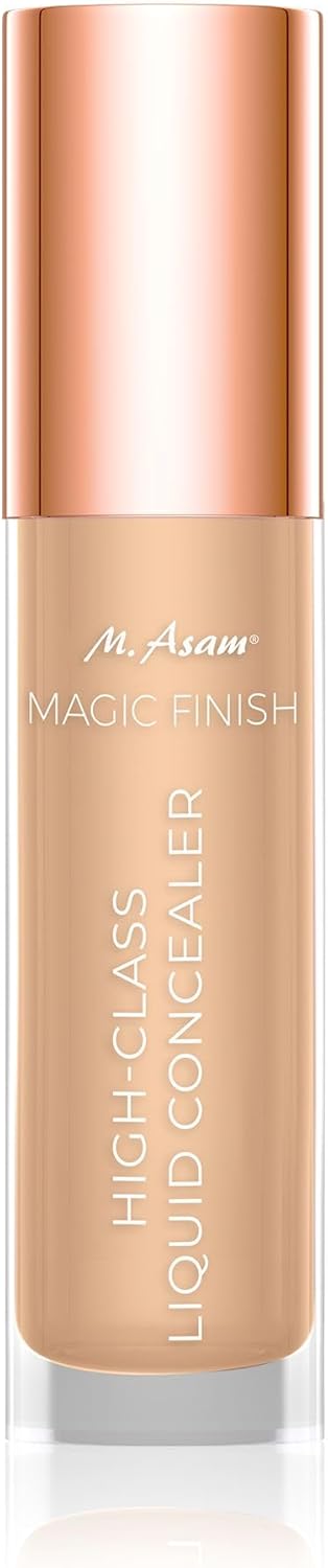 M. Asam MAGIC FINISH HIGHCLASS LIQUID CONCEALER Ivory (4 ml) - Liquid anti-aging concealer with high coverage, lightens dark circles & conceals imperfections, Mimic-Lift complex tightens the skin.