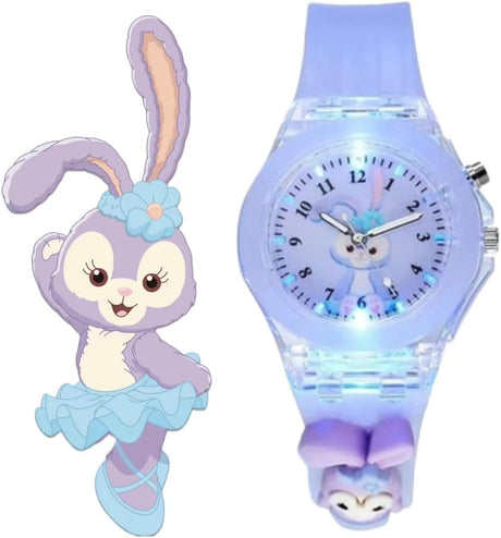 FEIFEI'S BOW Toys for 3-8 Year Old Girls Boys, Toddler Watches Gifts for Kids 4-9 Birthday Gifts Learning Toys Glow in Dark Watch.