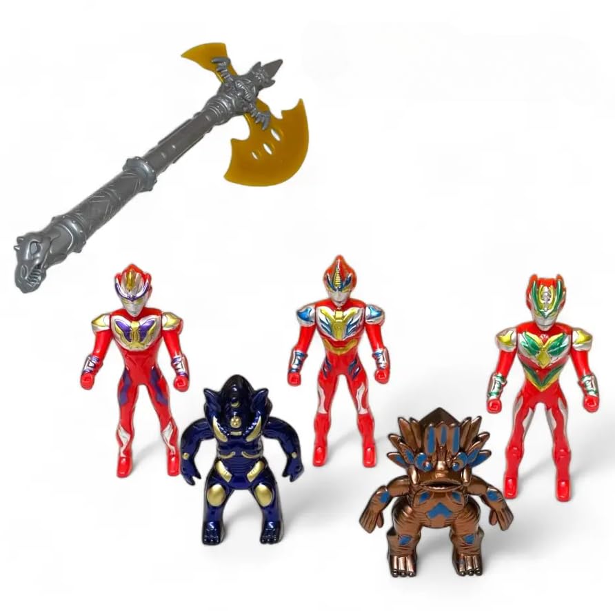 YSAMAX Ultraman Action Figures & Monsters, Epic Playset For Kids, Encourage Imaginative Play, Long-Lasting Enjoyment, Countless Hours Of Entertainment, Gift Choice For Kids.