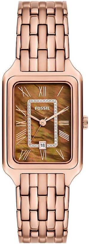 FOSSIL Raquel Watch for Women, Quartz movement with Stainless steel or leather Strap.