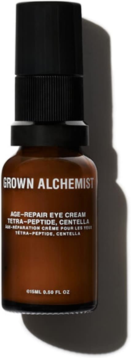 Grown Alchemist Age Repair Eye Cream Anti Aging - Tetra-Peptide & Centella, Nutrient-Rich Vitamin, Reduces Lines, Wrinkles, Dark Circles - Brightening Treatment for Skin Tightening, Firming - 15 ml.