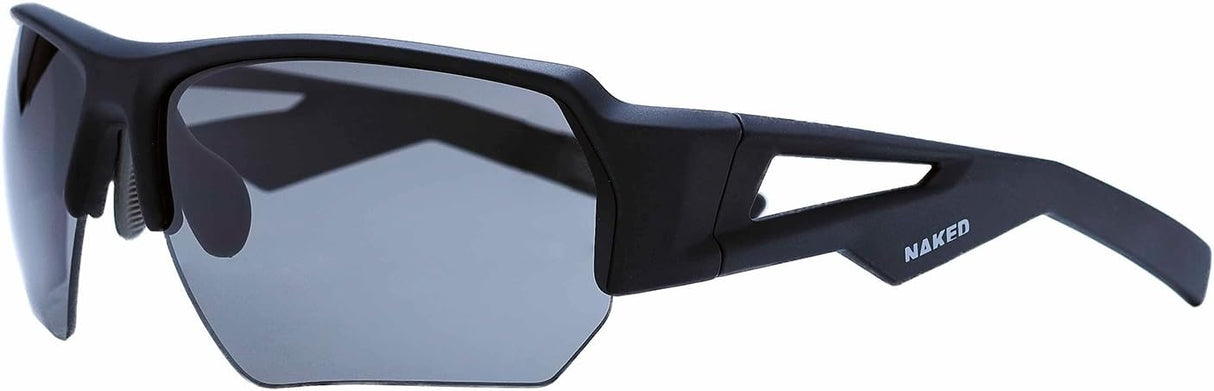 NAKED Optics CHARGE Sports Glasses for Men - Ultra-Lightweight Cycling Glasses for Women - Comfortable Sports Sunglasses with Anti-Slip Pads - Fast Glasses Ideal for Cycling, Running & MTB.