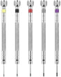 5 Pcs Precision Screwdriver Set Watchmakers Screwdrivers Reversible Blade Screwdriver for Watch Eyeglasses Jewelry Repair.