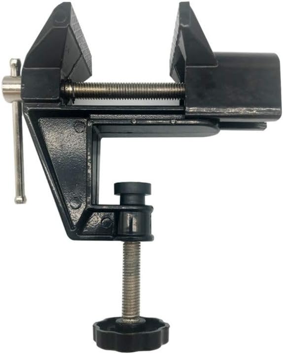 Sourcemall Mini Bench Vise Small Table Clamp Hobby Craft Repair Tool (Clamping Range: 0-2'').