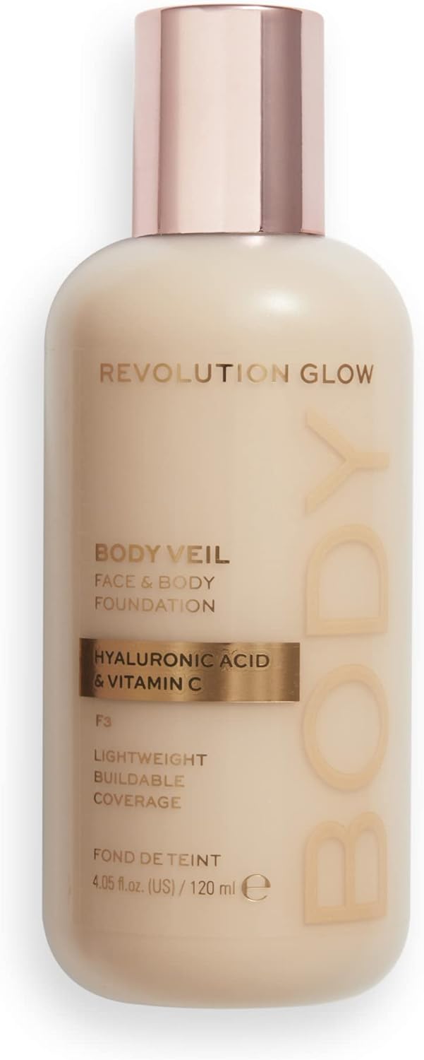 Revolution Beauty London, Body Veil, Foundation, F8.5, 120ml.