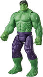 Marvel Avengers Titan Hero Series Blast Gear Deluxe Hulk Action Figure, 30-cm Toy, Inspired ByMarvel Comics, For Children Aged 4 And Up,Green.