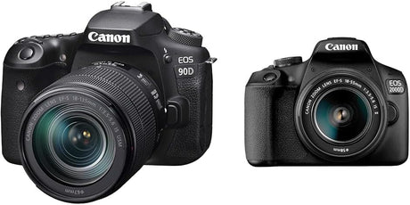 Canon EOS 90D + EF-S 18-135mm f/3.5-5.6 IS USM - 32.5 MP, APS-C sensor | 10 fps, Dual Pixel CMOS AF | Wi-Fi & Bluetooth | 4K Video | Vari-Angle Touchscreen.