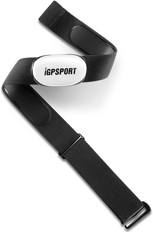 iGPSPORT HR40 Heart Rate Monitor Chest Strap, Bluetooth ANT+ 1200H Battery Life IPX7 Waterproof HRM Sensor, for Cycling Running Yoga Fitness Sports.