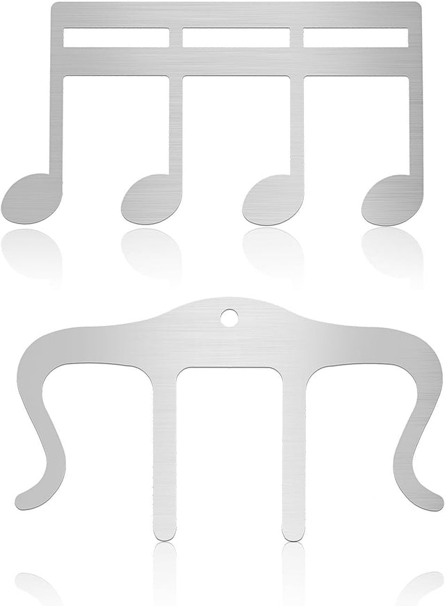 2 Pack Music Book Clips Music Book Page Holders Piano Sheet Music Holders Music Sheet Clips for Piano Keyboard Stands.