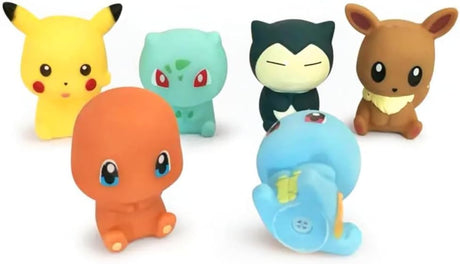 Pokemon Bath Toys | 6 Unique Pokemon Toys | Toddler Bath Toys | Baby Bath Toys | Swimming Pool Toys | Bath Toy | Travel Toys | Water Toys | Pokemon Figures | Kids Bath Toys | Water Play Toys.