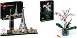 LEGO Architecture Paris Model Building Set for Adults with Eiffel Tower and The Louvre Model, Skyline Collection, Office Home Décor, Collectible Gift Idea for Women, Men, Her or Him 21044.