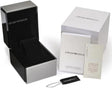 Emporio Armani multifunction stainless steel watch, 43mm case size.