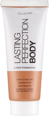 Collection Cosmetics Lasting Perfection Body and Face Foundation, Full Coverage Foundation, 65ml, Fair.