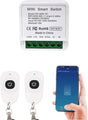 COLOROCK Smart WiFi Light Switch, RF Wireless Remote Control Switch Kit,APP & 433MHz, Compatible with Alexa/Google Home,Voice Control,Timer Function,No Hub Required,16A.