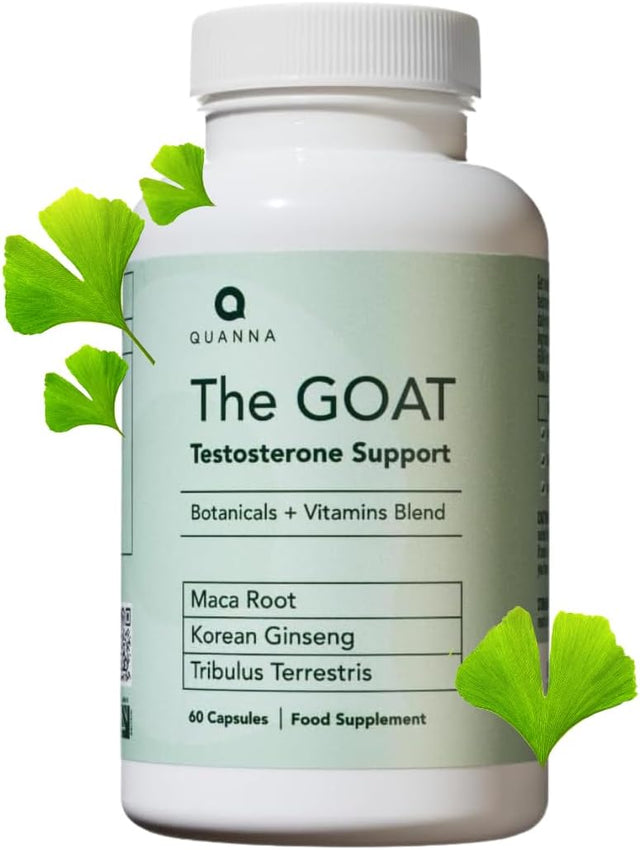 Quanna - The Goat - Natural Vitality & Energy Supplement for Men - Daily Wellness Formula - 60 Capsules.