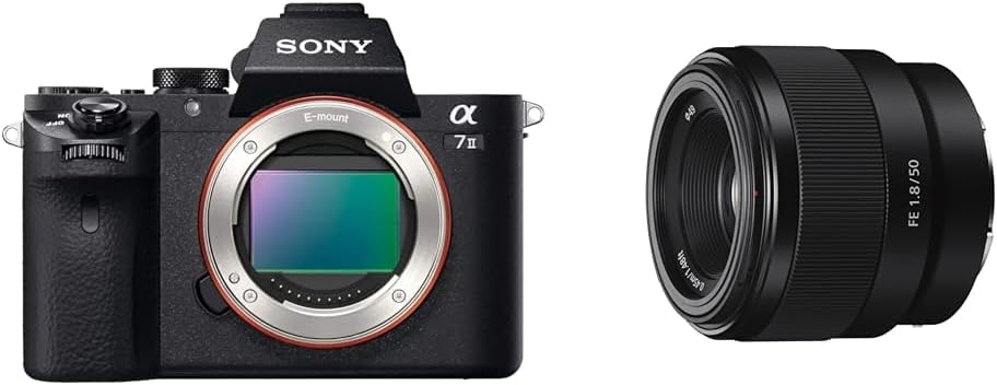 Sony Alpha 7 II | Full-Frame Mirrorless Camera with Sony 28-70 mm f/3.5-5.6 Zoom Lens ( 24.3 Megapixels, 5-axis in-body optical image stabilisation, XAVC S Format Recording ), Black.