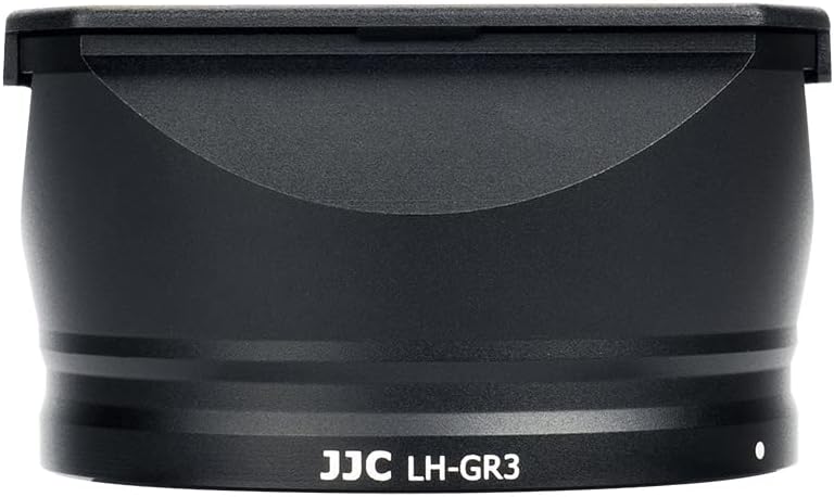 JJC Metal Lens Hood with Protection Cap for Ricoh GR III GRIII Digital Camera Accessories.