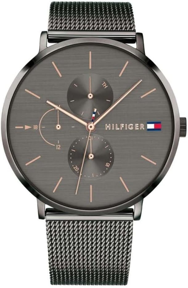 Tommy Hilfiger Analogue Multifunction Quartz Watch for Women with Leather or Stainless Steel Bracelet in Link or Mesh.