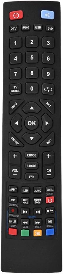 TV Remote Control Replacement Compatible with Alba Bush/Blaupunkt/E-Motion/Technika LCD LED Smart TV.