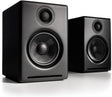 Audioengine A2+ Wireless Bluetooth Computer Speakers - 60W Music System for Home, Studio, Gaming (Black, Pair).