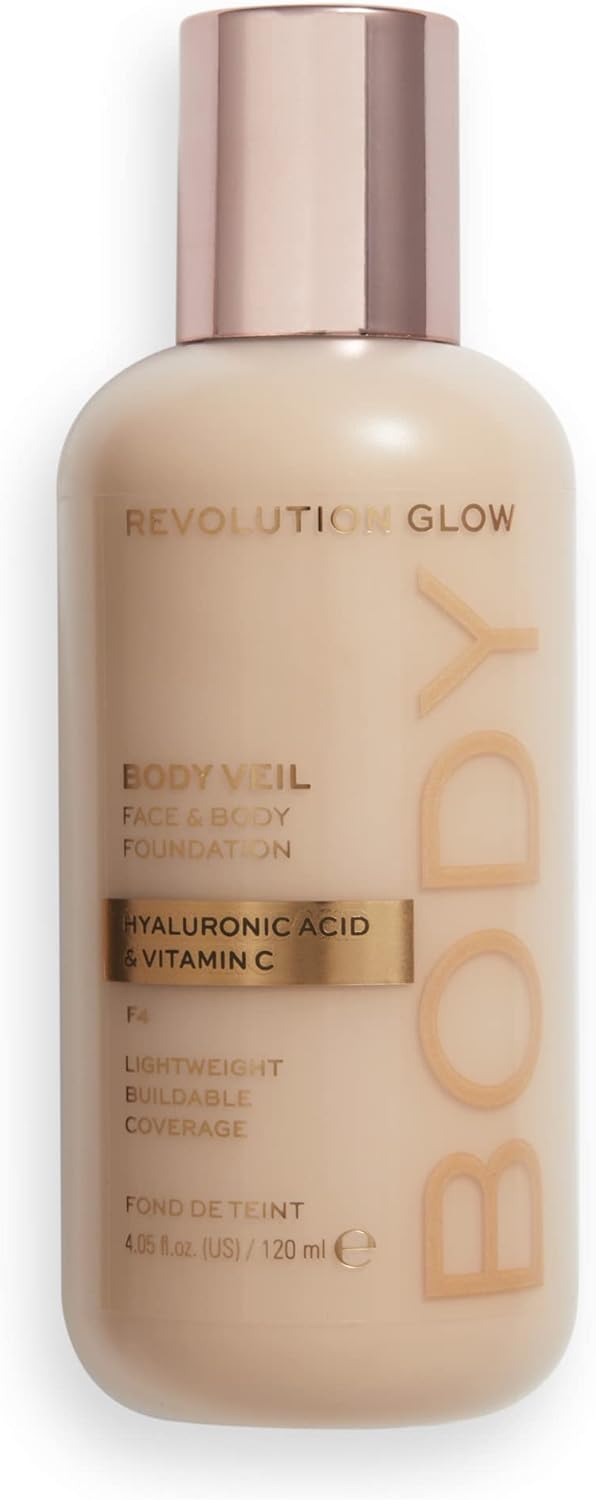 Revolution Beauty London, Body Veil, Foundation, F8.5, 120ml.