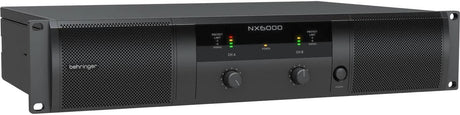 Behringer NX6000D Ultra-Lightweight 6000 Watt Class-D Power Amplifier with DSP Control and SmartSense Loudspeaker Impedance Compensation, Pc compatible only