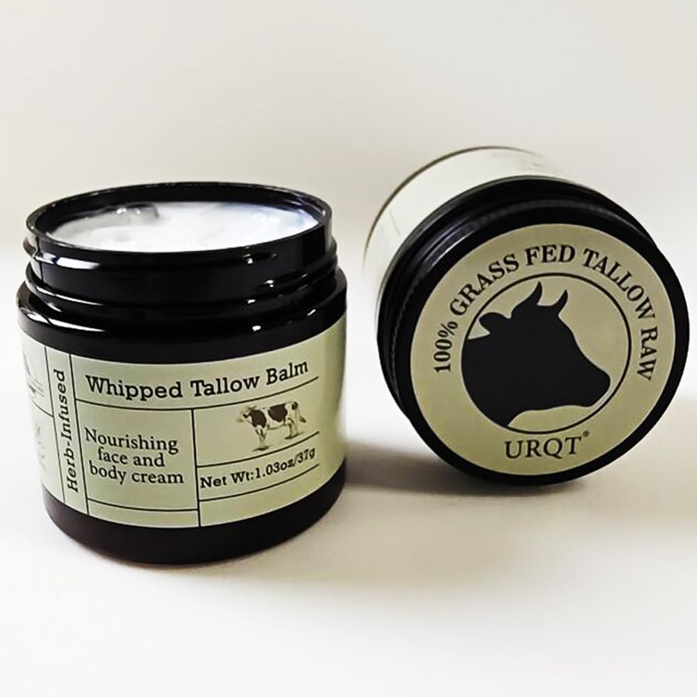 Organic Grass Fed Tallow Balm - Deeply Nourishing for Face & Body Tallow Cream, Moisturizing Skin Care Cream for Dry Skin.