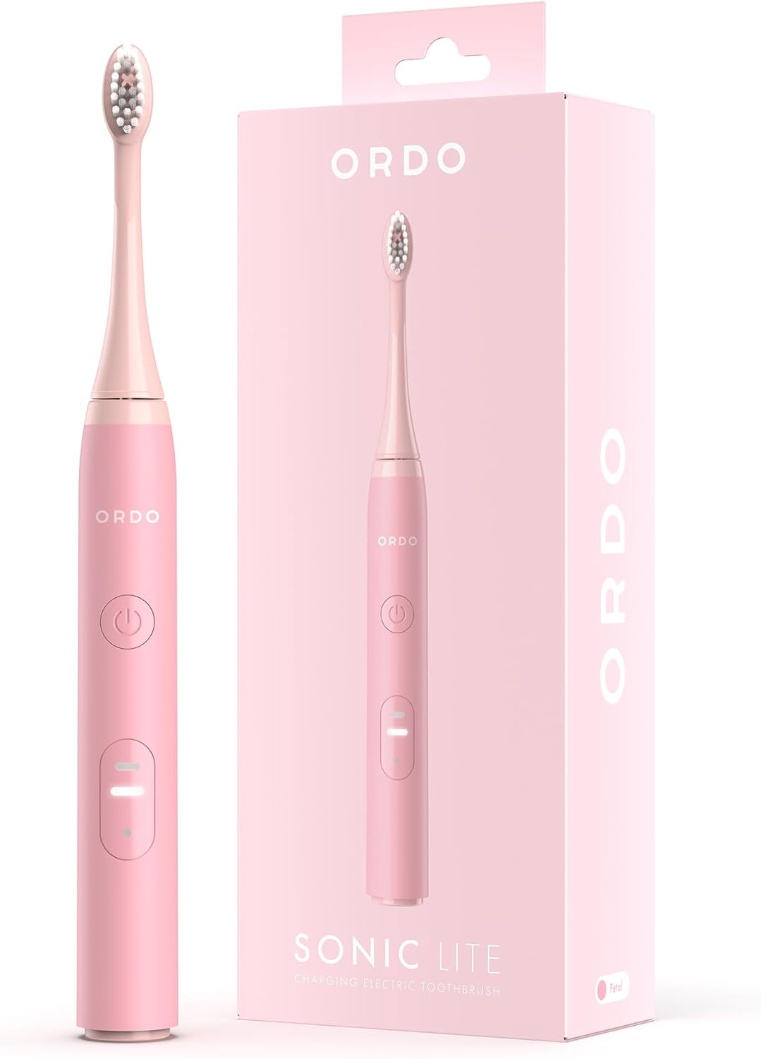 Ordo Sonic Lite | Sonic Toothbrush with 35,000 Pulses/Min | Electric Toothbrush for Adults | Dual Modes | 5+ Weeks Battery | Smart Timer | Waterproof | USB-C Sage.