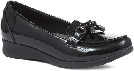 Pavers Patent Ladies Loafers.