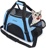 YLONG Cat Carrier Airline Approved Pet Carrier,Soft-Sided Travel for Cats Dogs Puppy Comfort Portable Foldable Bag,Airline (S, BLACK)