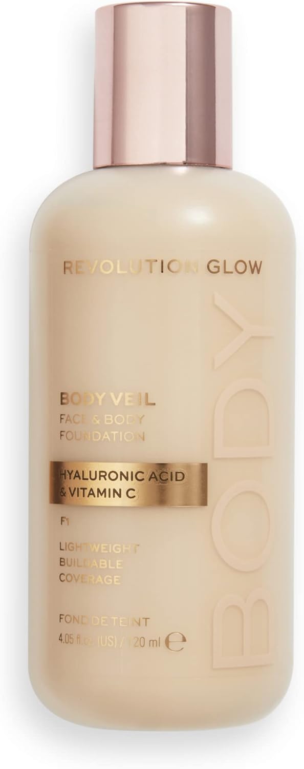 Revolution Beauty London, Body Veil, Foundation, F8.5, 120ml.