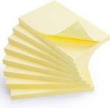 OWLKELA 800pcs Yellow Sticky Notes, 76 x 126mm, 8 Pads of 100 Sheets Self-Stick Notes, Sticky Notes Set for Marking and Highlighting Pages