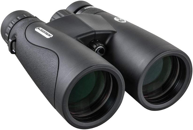 Celestron 72336 Nature DX ED 12x50 Binoculars with Extra-Low Dispersion Objective Lenses for Outdoor and Birding, Fully Multi-Coated with BaK-4 Prisms, Rubber Armoured, Fog & Waterproof.