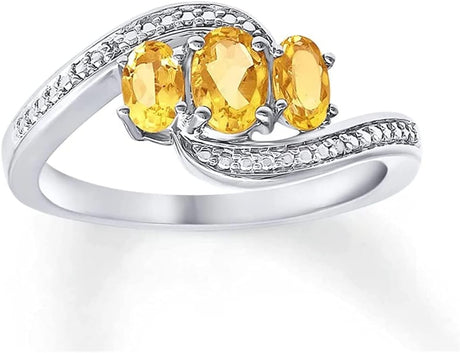 Created stones Oval Shape Faceted Citrine Cz rings - 92.5 Silver Ring Yellow Citrine Cz Gems rings - now trending Antique Setting gift for father's day Claddagh Ring-t uk.