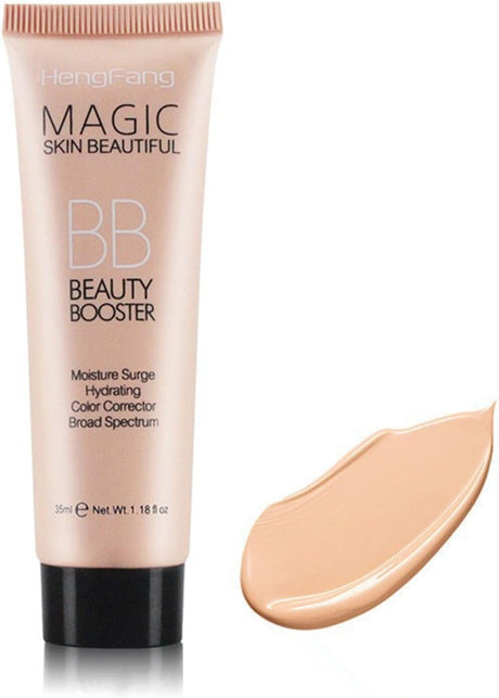 BB Cream Light With SPF,Hydrating Full-Coverage Foundation&Concealer Cover Blemishes,Color Correcting Cream,Tinted Moisturiser Face Women For All Skin Types- Evens Skin Tone.