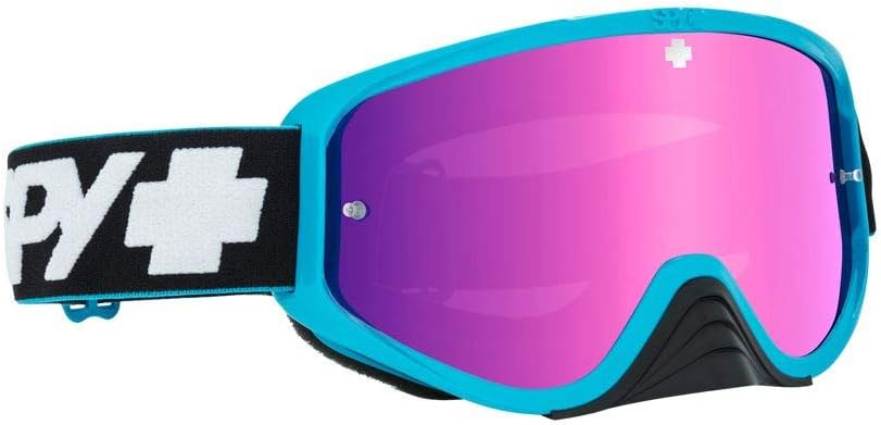 Spy+ Optics Woot Race DH MTB BMX Goggles 2019 - Slice Blue with Spectra + Clear lenses.