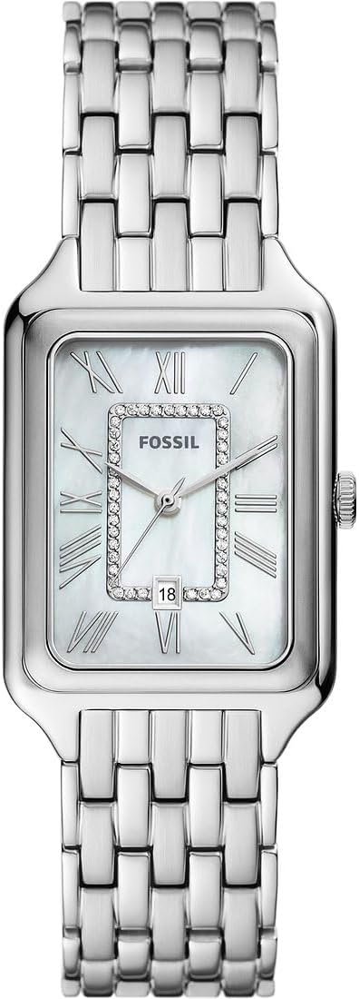 FOSSIL Raquel Watch for Women, Quartz movement with Stainless steel or leather Strap.