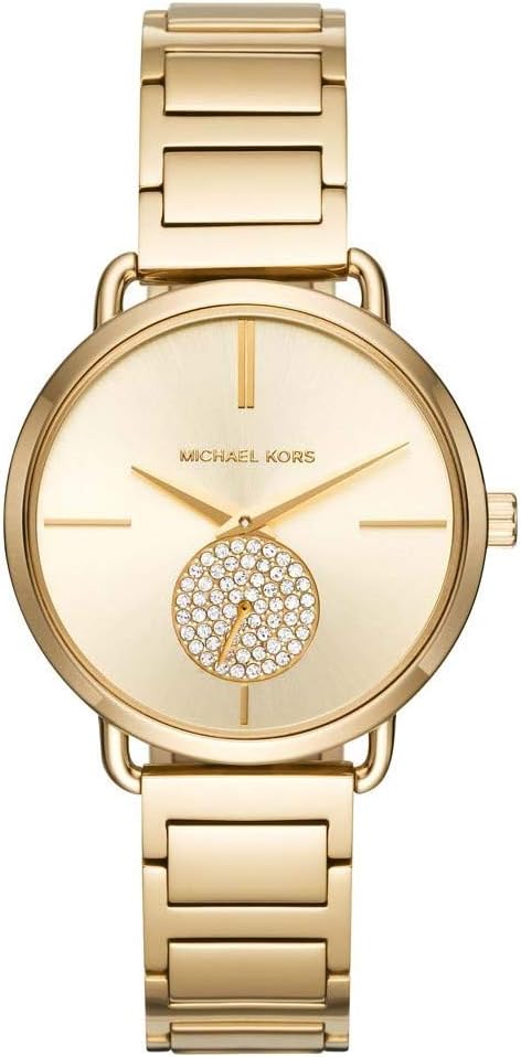 Michael Kors Portia Watch for Women, Quartz movement with Stainless steel or Leather strap.