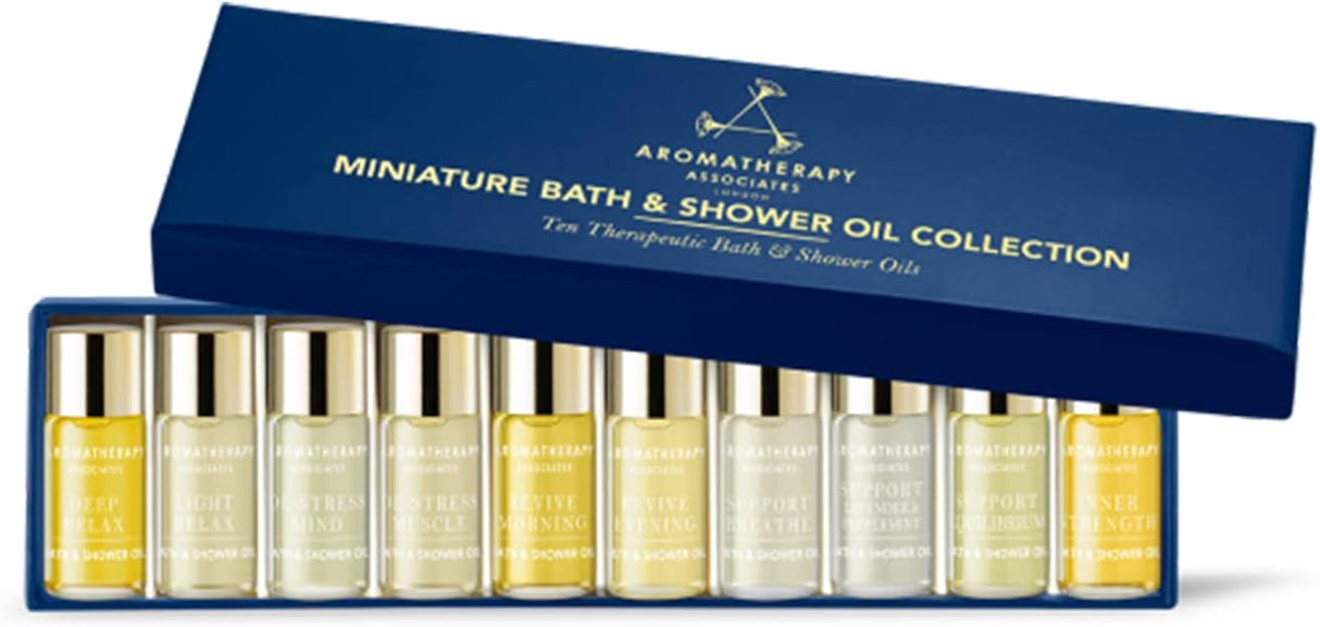 Aromatherapy Associates Discovery Collections Miniature Bath & Shower Oil Set, 10 x 3 ml.