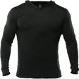 Mens Gym Slim Long Sleeve Bodybuilding Hoodies Sports Top Shirts Cotton and Spandex.