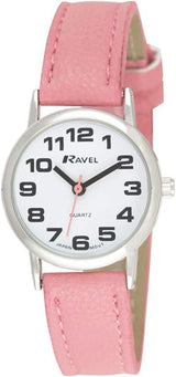 Ravel Unisex Easy Read Watch with Big Numbers - Analogue Quartz - R0105.