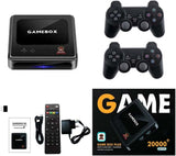 G10 HD Video Game Box Console Retro Home Acrade with 32G 15,000 Gamess (UK), 2.4G Wireless Dual Controllers, Mini Game Stick Game Console Two-person Game Console.