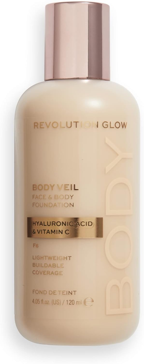 Revolution Beauty London, Body Veil, Foundation, F8.5, 120ml.