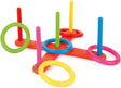 Toyrific Quoits Set, Plastic Ring Toss Game for Kids, Outdoor Use.