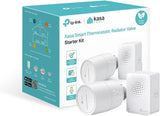 TP-Link Kasa Smart Thermostat Radiator Valve, Smart Radiator Valve, Energy Saving, LED display Radiator Thermostat Valve, Smart TRV Schedule, Works with Alexa & Google, Easy installation(KE100 KIT).