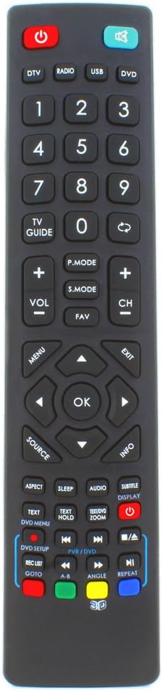 Remote Control for Blaupunkt 23/157J-GB-3B-HKDU-UK 23157JGB3BHKDUUK LED TV.