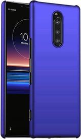 Sony Xperia 1/ XZ4 Case - Xperia 1 6.5" Ultra Slim Thin Armour Hard Case - Matte Rubberized Cover For Sony Xperia 1 (Blue).