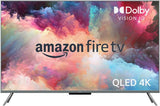 Amazon Fire TV 43-inch Omni QLED series 4K UHD smart TV, Dolby Vision IQ, hands free with Alexa.