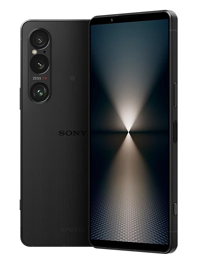 sony Xperia 1 VI - 6.5 Inch 19.5:9 FHD+ HDR OLED - 120Hz Refresh rate - Triple lens - Android 14 - SIM free - 256GB Storage - IP65/68 rating - Dual SIM hybrid 1-36 months warranty - Black.